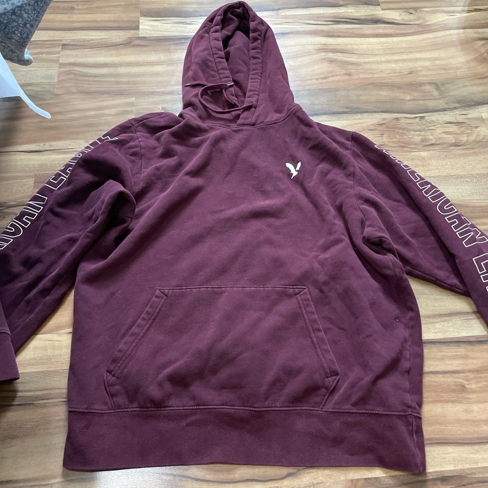 American Eagle Outfitters Red Sweatshirt Hoodie